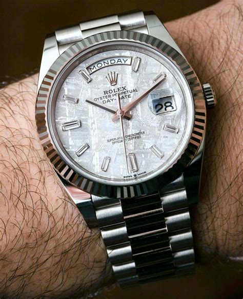 rolex meteorite dials